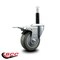 Service Caster 3.5'' Gray Poly Swivel 3/4'' Expanding Stem Caster Total Lock Brake SCC-EXTTL20S3514-PPUB-34 - alternate 2